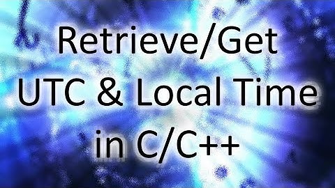 How to Retrieve/Get Current DATE & TIME in C/C++ | Easy Programming