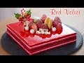 크리스마스 레드벨벳 케이크 🎄 / Christmas Red Velvet Cake Recipe / Cup measure
