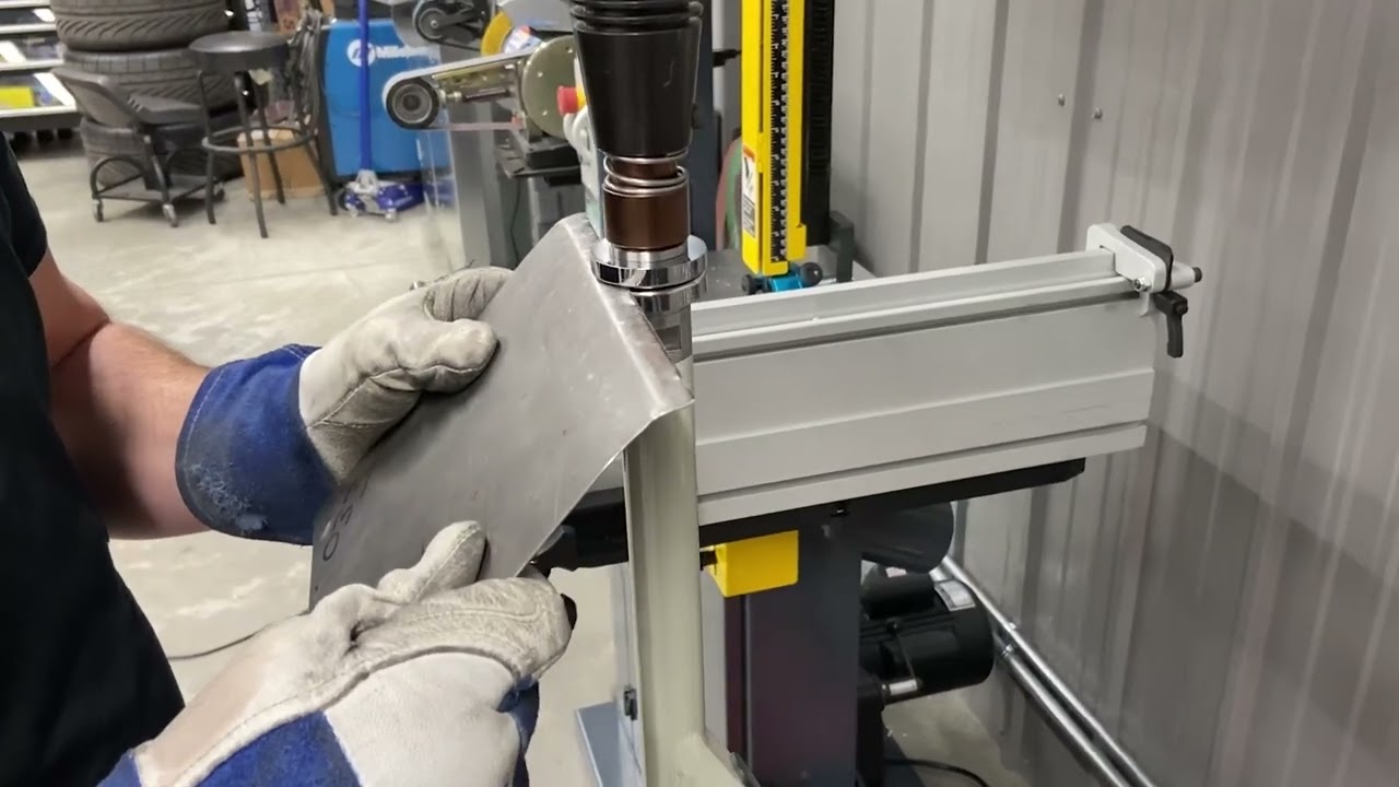 Tipping Die Set for Mechammer Planishing Hammer InUse TrickTools