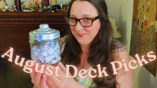 The mystery prompts will pick my Tarot decks!