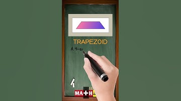 What is Trapezoid | Easy Definition in 30 Seconds | MATHalino123