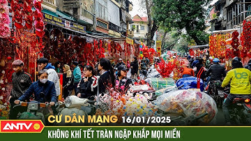 Không khí chào đón Tết Ất Tỵ 2025 tràn ngập khắp cả nước | Cư dân mạng | ANTV