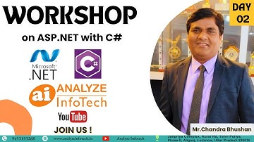 Dot Net Developer Workshop For Beginners || Day 02 - Analyze InfoTech