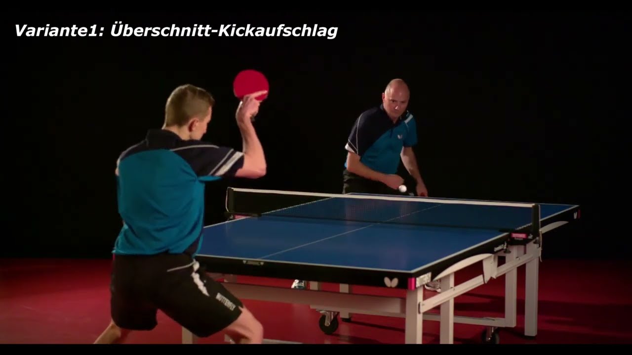 Aufschlagtechnik im Tischtennis | Kick-Aufschlag | Variationen | Frank Fürste | VDTT