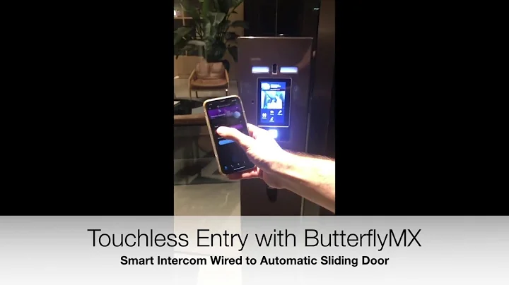 Touchless Entry with ButterflyMX