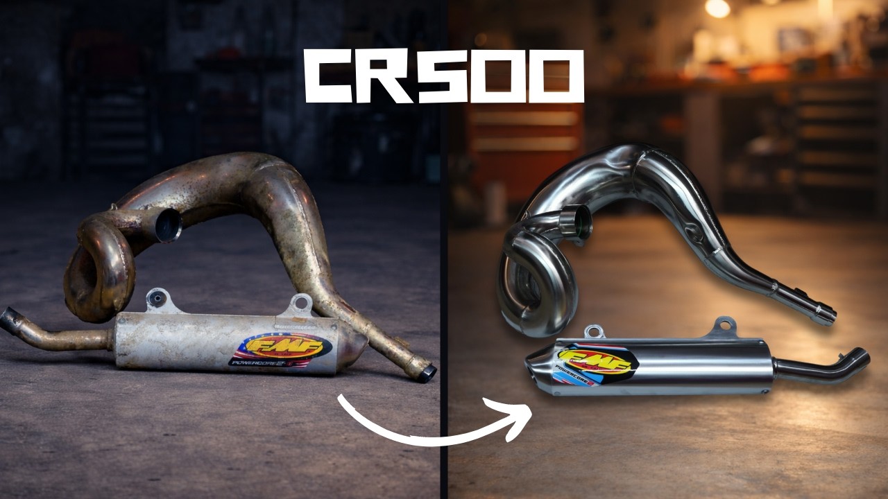 This Rusty CR500 Exhaust Wasn't Supposed to Look this Good | CR500 Build Part 3