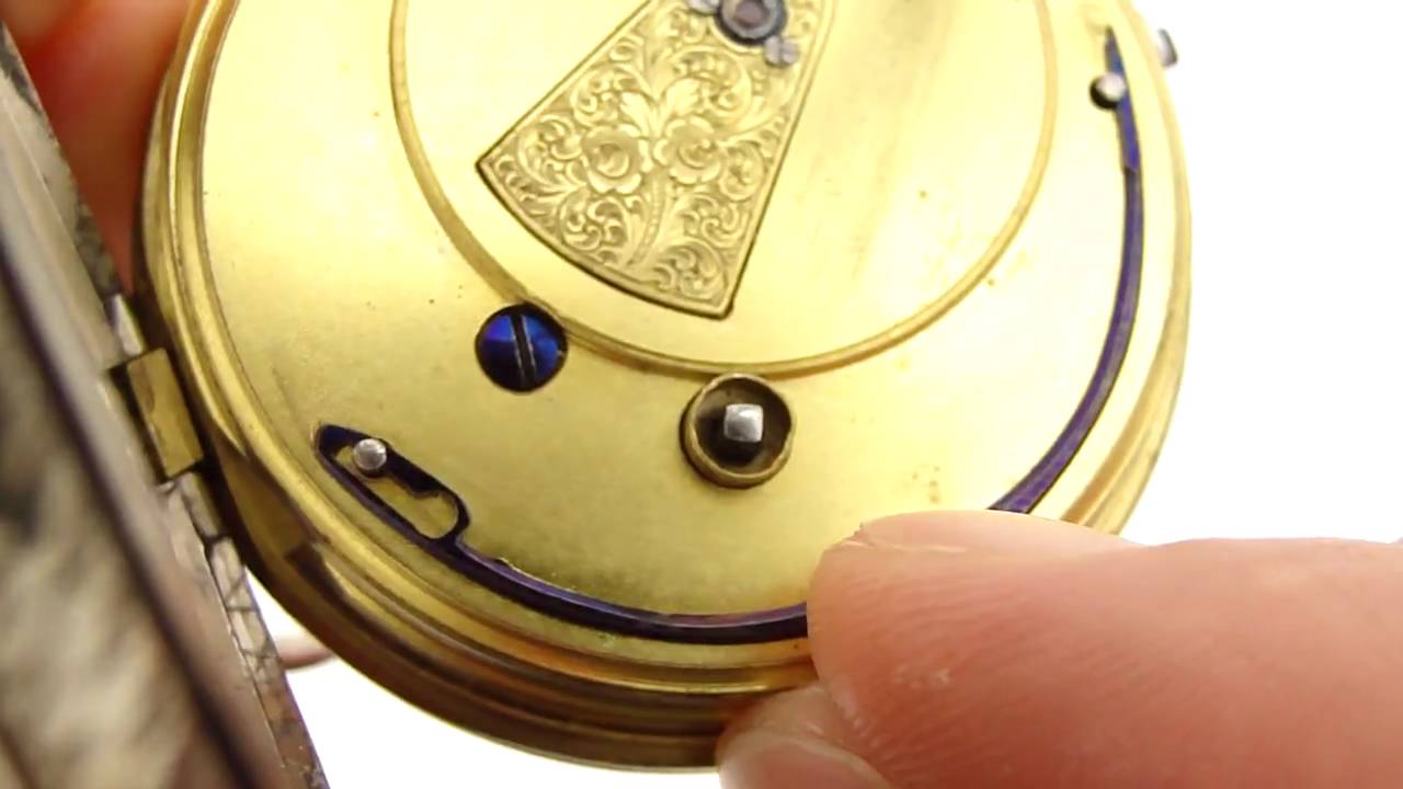 How to Open a Fusee Pocket Watch - YouTube