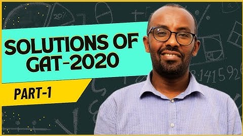 Detailed Solutions and Explanations of GAT - 2020 Quantitative reasoning @marvel_tutorial