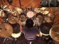 Mike Mangini - Drumhead Solo (birds eye)