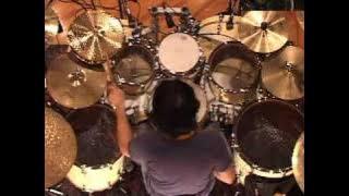 Mike Mangini - Drumhead Solo (birds eye)