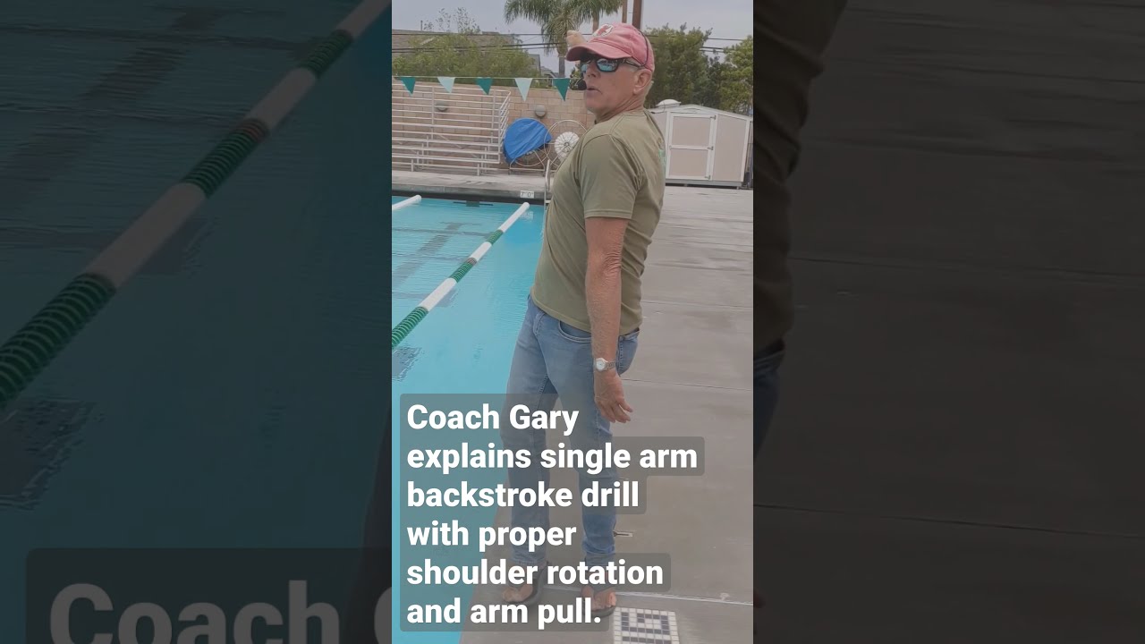 Backstroke Drill Taught By Coach Gary Swimming Shorts