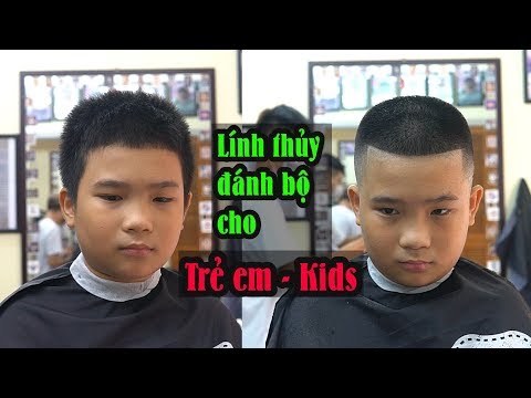 Hướng dẫn cắt kiểu tóc lính thủy đánh bộ cho trẻ em đẹp nhất / TƯỜNG BARBER - Kemtrinamda.vn