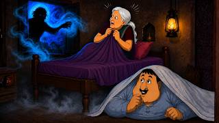 Kailash Aar Shoshurer Bhoot || Bangla Animated Funny Ghost Story || Ssoftoons screenshot 1