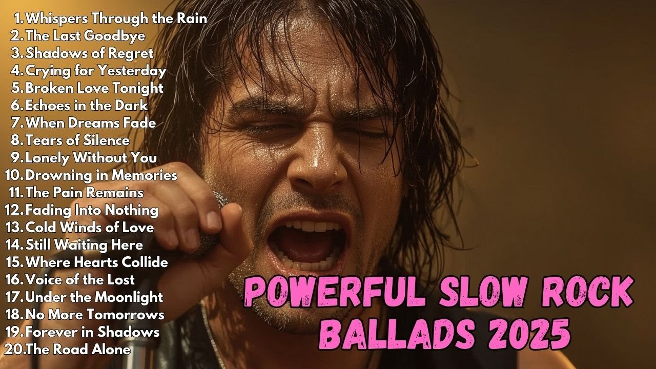 Slow Rock Ballads of Love and Regret | Emotional Rock Songs for Broken ...