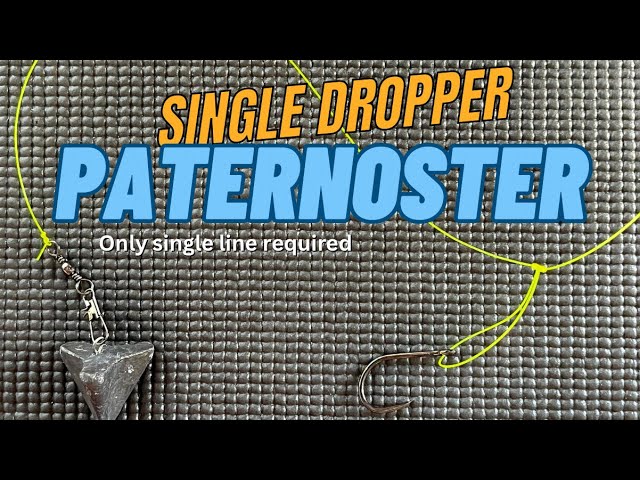Paternoster fishing rig step by step 