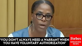 Stacey Plaskett Refutes GOP Complaints About Banks Sharing Customer Info With FBI Without A Warrant