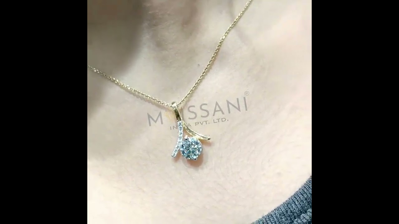 Moissanite Solitaire Pendant| Moissanite Solitaire Jwlry| MoisaNite Women Pendant| Moisanite Stone|