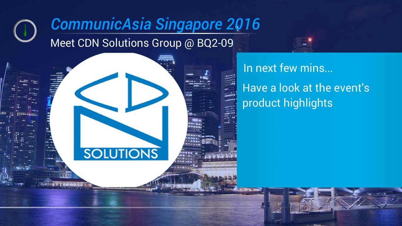 CommunicAsia 2016 Singapore Show Highlights at Stand BQ2 09