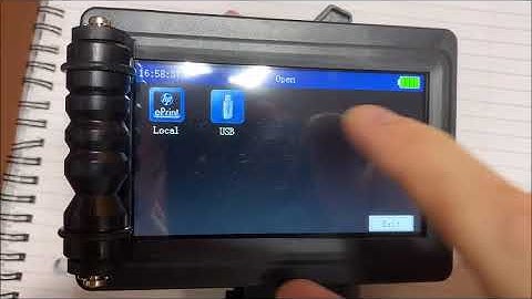 TOAUTO Handheld Printer Test