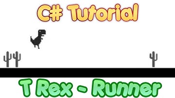 C# Tutorial Create a T Rex Endless Runner game in Visual Studio