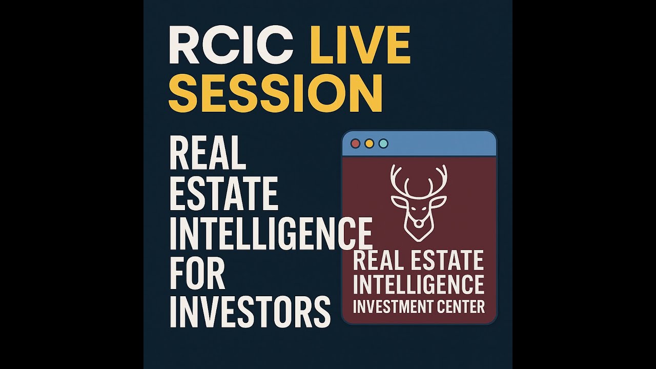 RCIC LIVE: Real Estate Capital Intelligence Tools That Actually Work