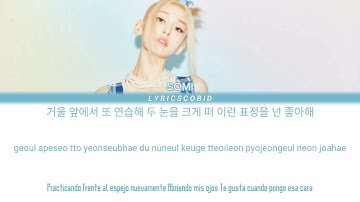 JEON SOMI (전소미) - DUMB DUMB (Color Coded Lyrics (가사) Esp/Rom/Han)