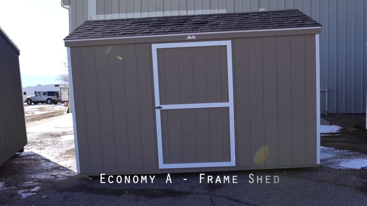 The Shed Yard - 8x12 Economy A Frame Shed