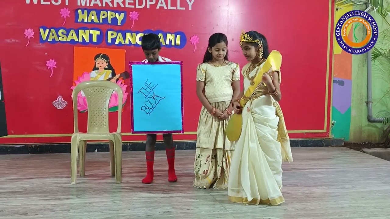 🌼✨ Vasant Panchami Celebrations ✨🌼Geetanjali High School, West Marredpally 🏫💛 