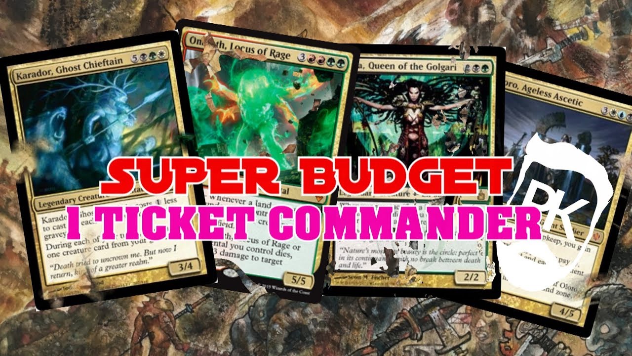 BUDGET MTG COMMANDER 1 Ticket EDH Omnath, Savra, Oloro, Karador