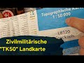 Die Landkarte für Reservisten und den Katastrophenschutz "TK50"