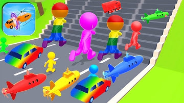 Shape Shifting 🏃‍♂️🚗🚲🚦all Levels Gameplay Walkthrough Android ,ios Max Level MAXER482