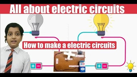 All about electric circuits | What are Open and Closed circuits | How to make a simple circuit |4K|