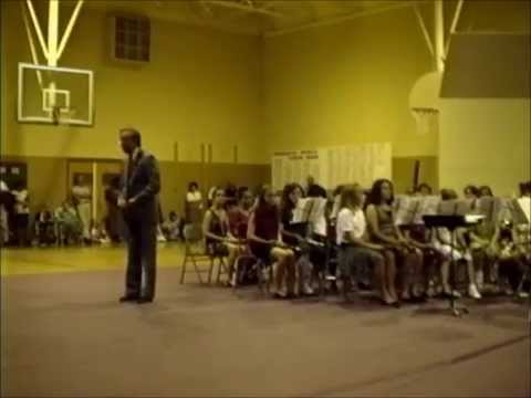 William Lenoir Middle School 7th grade band, Spring concert 1994 Part 2