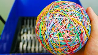 ラバーバンドボールvs破砕機