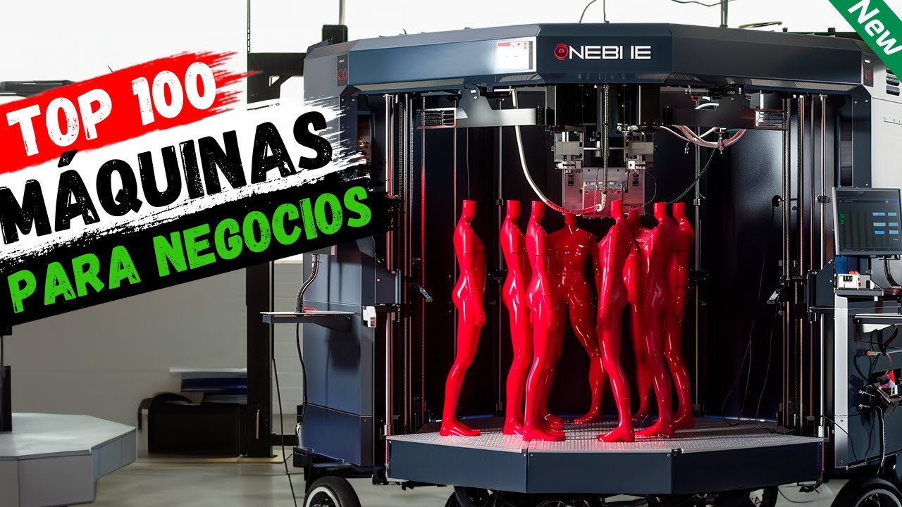 100 Mejores MÁQUINAS para tu PROPIO NEGOCIO. Nuevas ideas de negocios 2025 (№33)