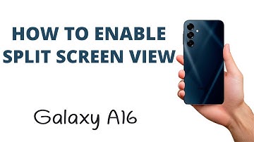 How to ACTIVATE SPLIT SCREEN on the Galaxy A16!