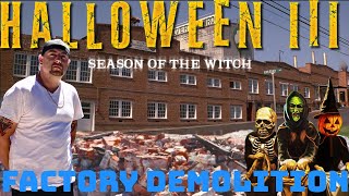 Halloween Iii Season Of The Witch Silver Shamrock Factory Movie Location Demolition In Loleta,Ca.