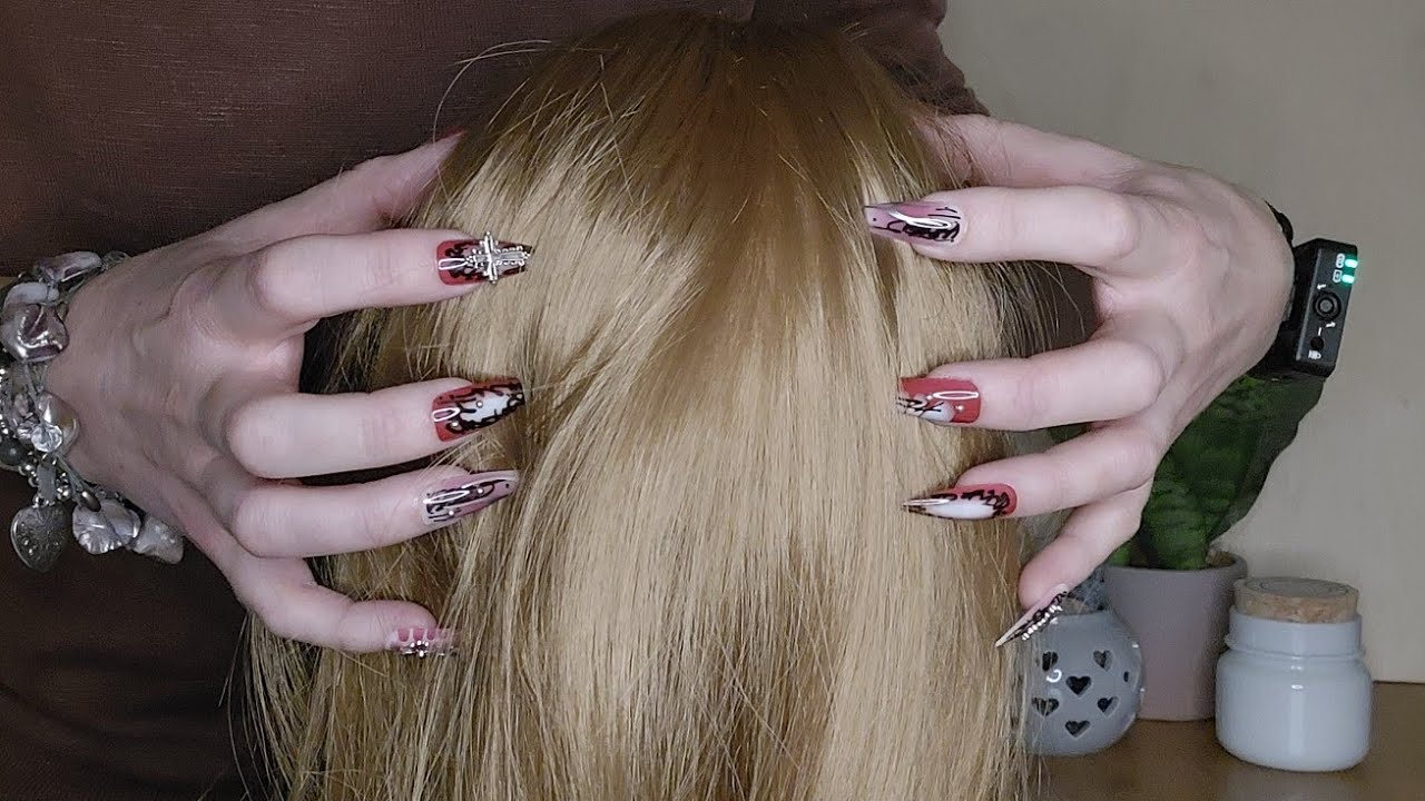 ASMR Fast, Aggressive⚠️& Messy Scalp Scratching 💆‍♀️ #aggressiveasmr #notalkingasmr #asmraggressive