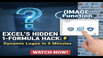 Excel’s Hidden 1-Formula Hack: Dynamic Logos in 5 Minutes (IMAGE Function)
