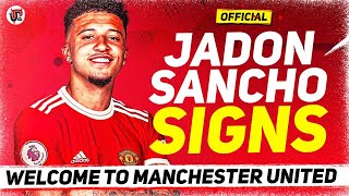 SANCHO OFFICIAL: Welcome To Manchester United! | Live Reaction