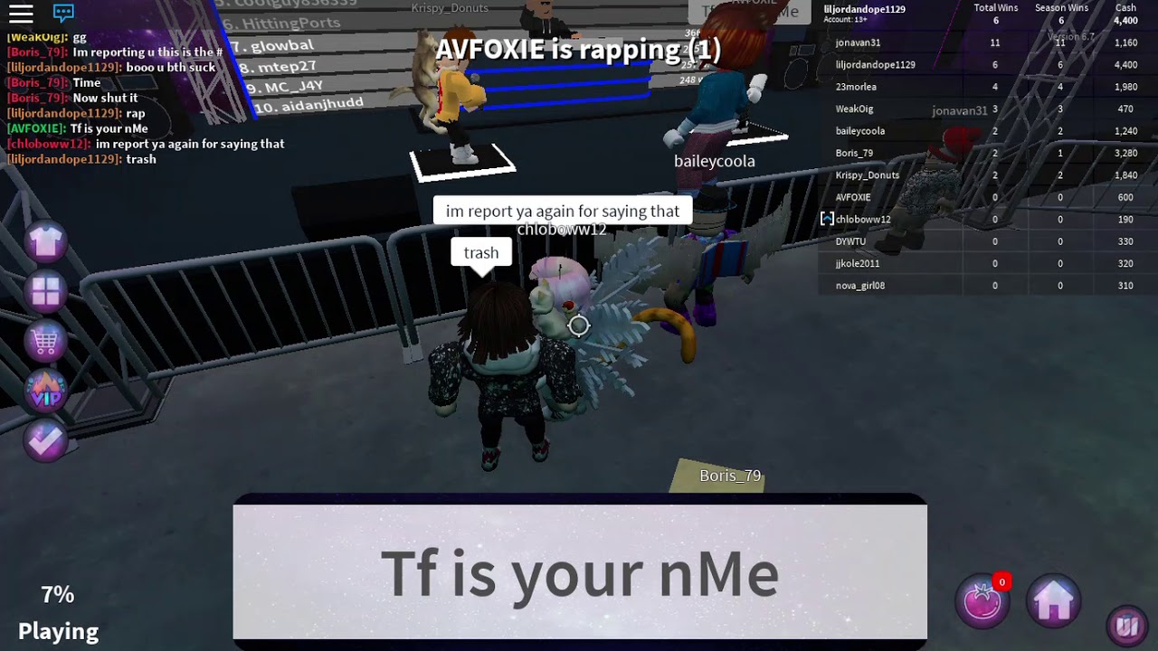 (Roblox Rap Battle) Im Complete Trash - YouTube