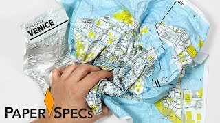 PaperSpecs.com | Paper Inspiration #323: Crumpled City Maps