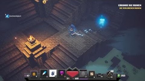 Minecraft Dungeons Soggy Cave puzzle skip