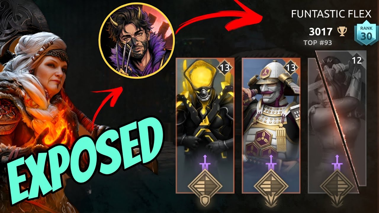 Exposed Top Leaderboard Gameplay 💥 FUNTASTIC FLEX || Shadow Fight 4 Arena