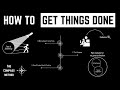 How to avoid procrastination and distractions animation bw