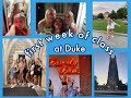 FIRST WEEK OF CLASS AT DUKE UNIVERSITY VLOG *freshman yr*