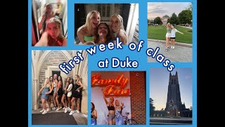 First Week Of Cl At Duke University Vlog Freshman Yr