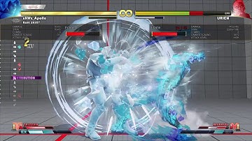STREET FIGHTER V: Gill Optimal 1 Bar Setup (Midscreen)