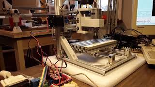 Cheapo LinuxCNC/EMC2 interface to small engraving machine
