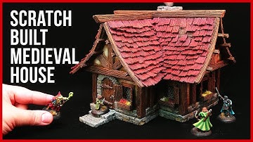 Medieval Fantasy House Scatter Terrain  for Wargaming 🧱🛠